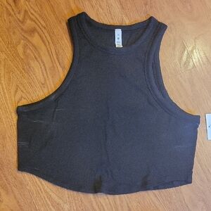 Lululemon Hold Tight Cropped Tank Size 12 Black
